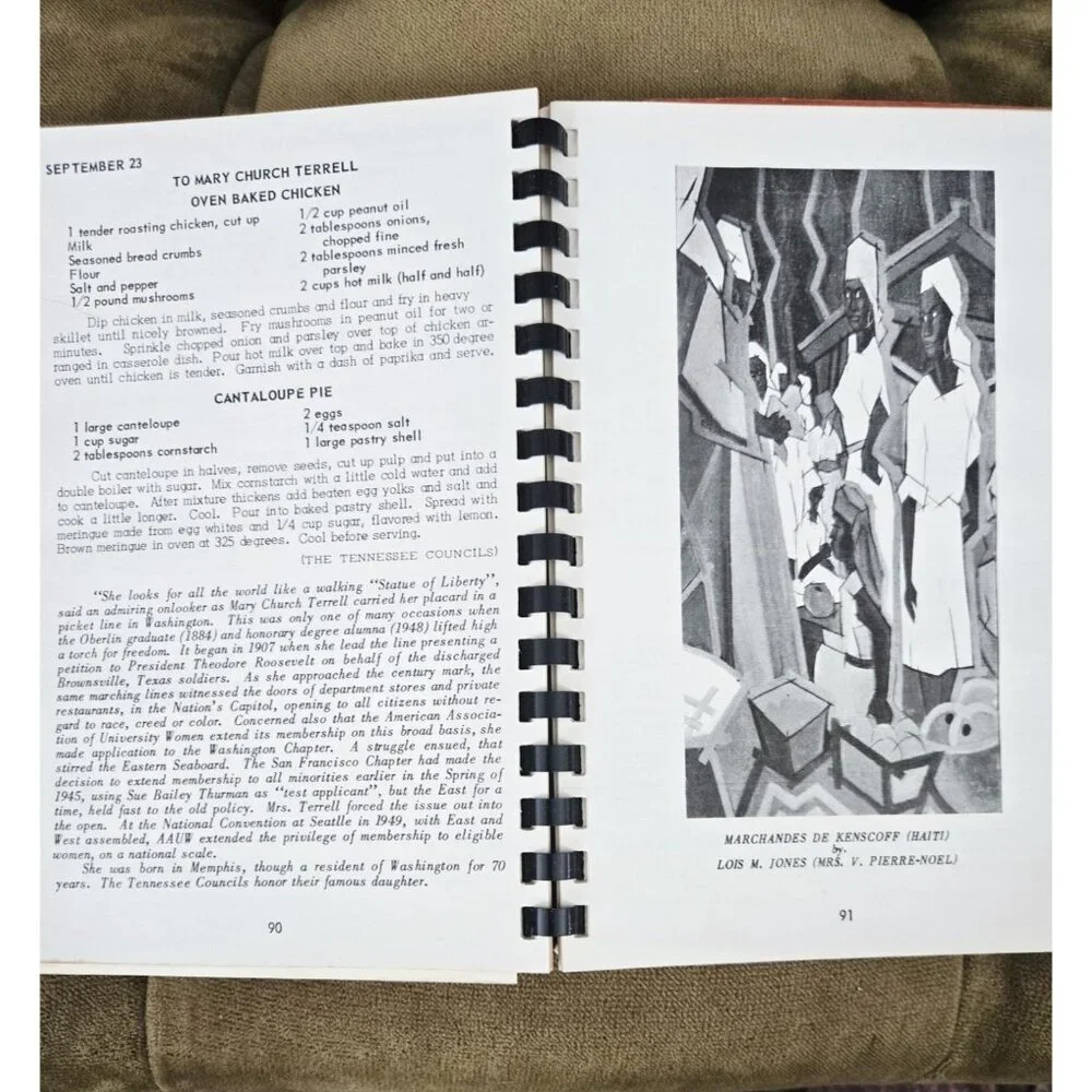 Rare The Historical Cookbook of the American Negro Spiral 1st Print 1958 See Pic